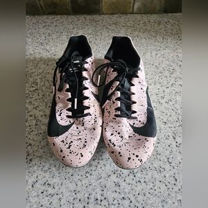 Pink And Black Womens Size 10.5 Nike Track Shoes